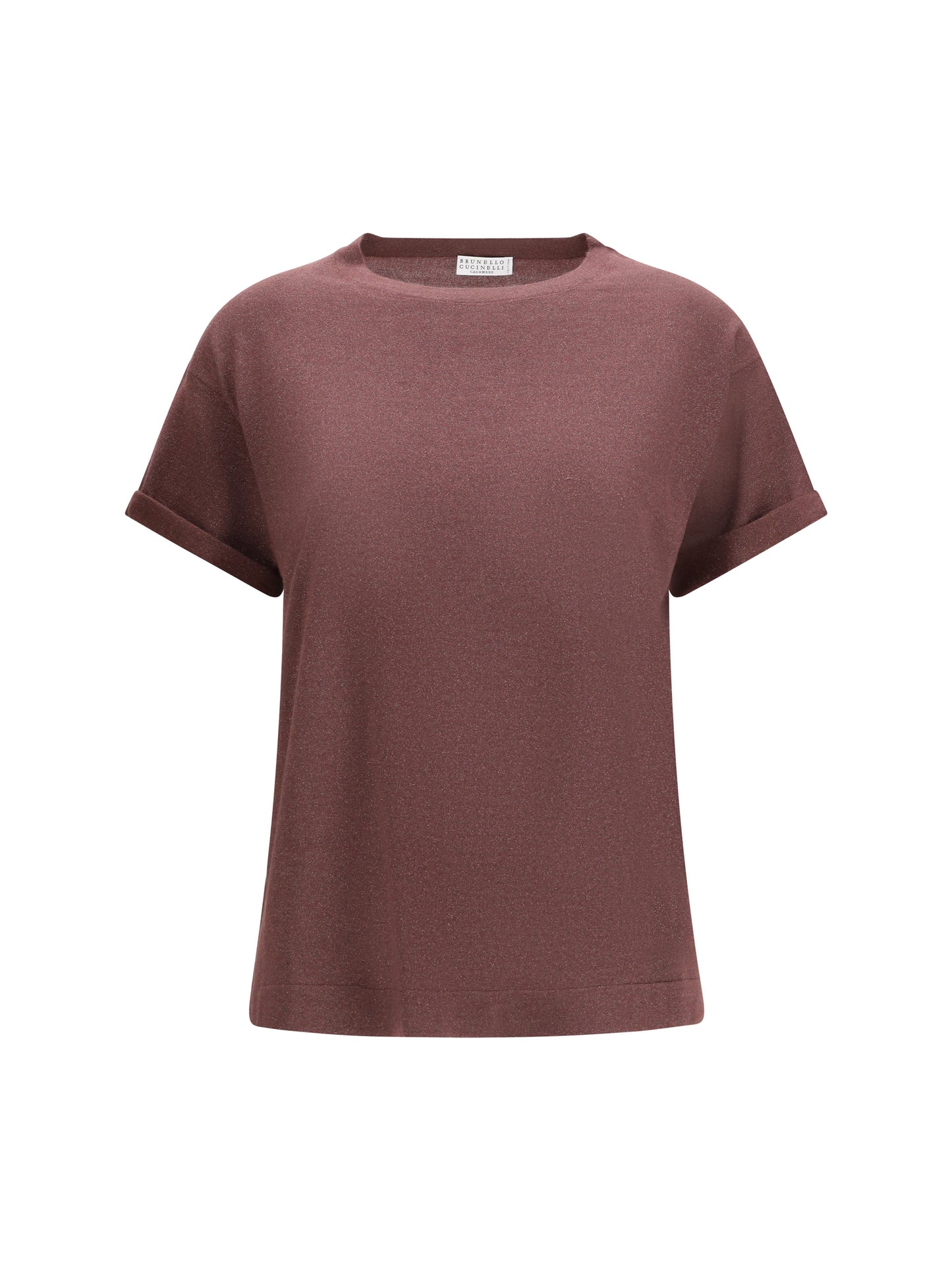 BRUNELLO CUCINELLI Cashmere glitter T-shirt