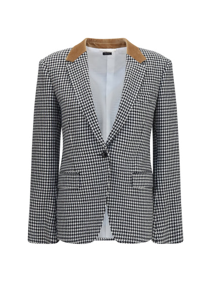 Tom Ford Houndstooth cashmere Jacket - Black&White