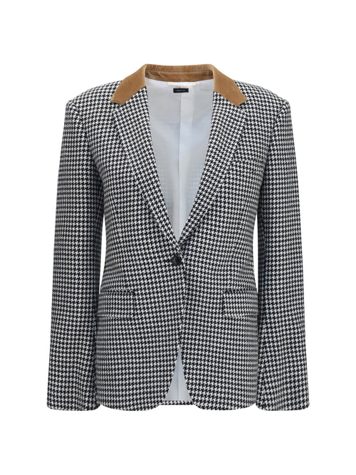 Tom Ford Houndstooth cashmere Jacket - Black&White