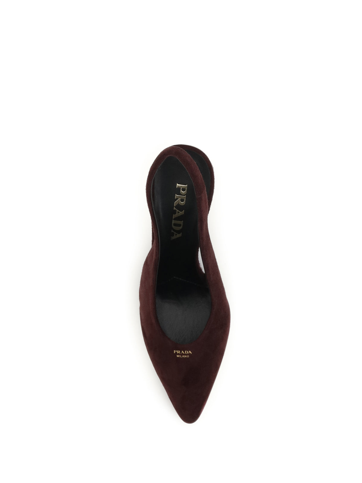 Prada Slingback Pumps - Burgundy