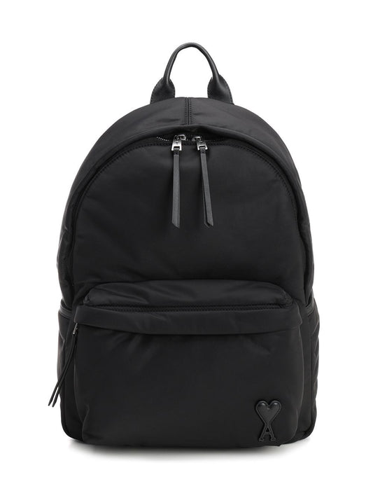 Ami Marcel Padded Backpack - Black