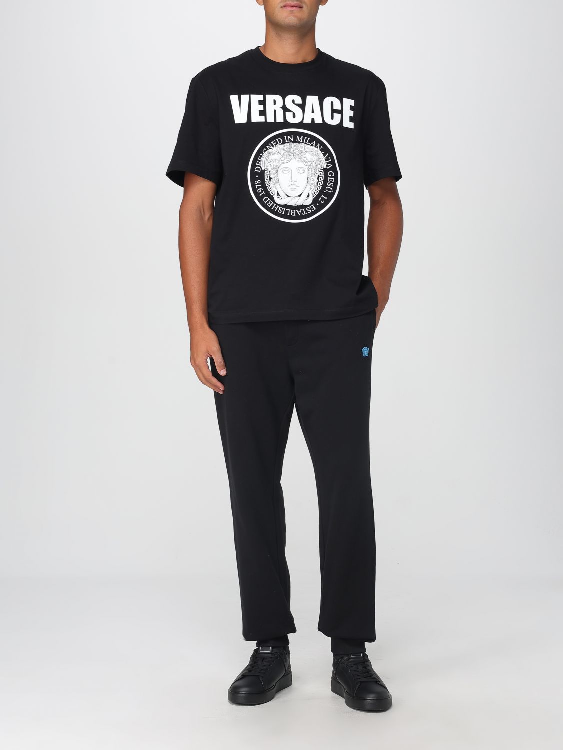 Versace T Shirt Men Black