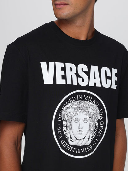 Versace T Shirt Men Black