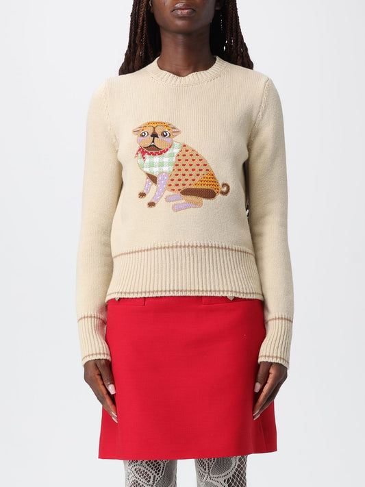 Valentino Sweater Woman Yellow Cream