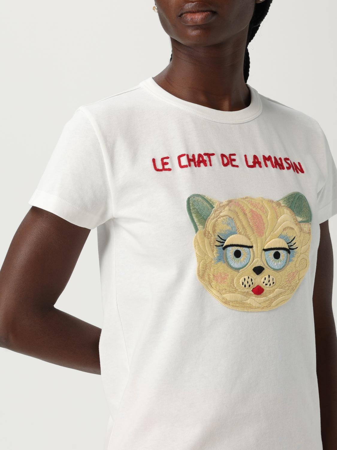 Valentino T Shirt Woman Yellow Cream