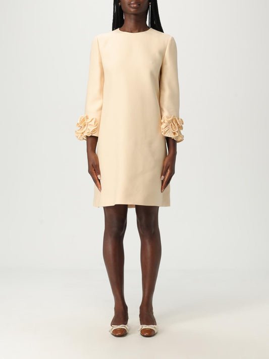 Valentino Dress Woman Yellow Cream