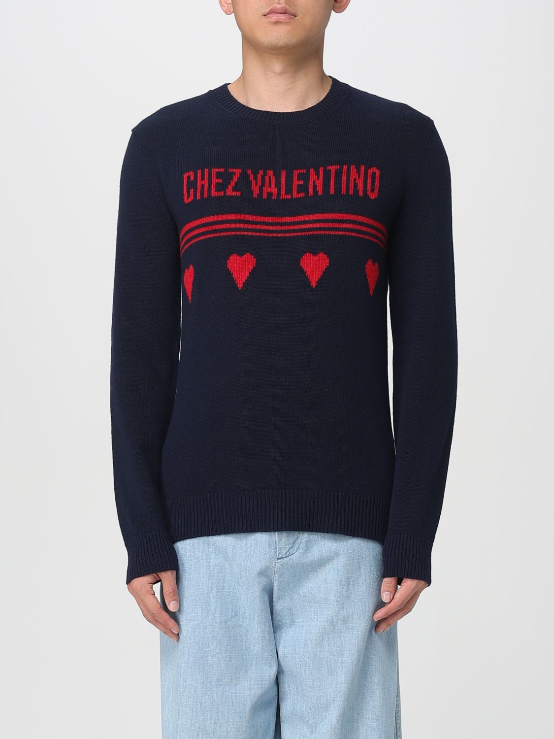 Valentino Sweater Men Blue