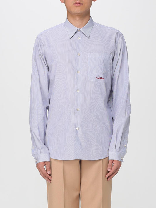 Valentino Shirt Men Gnawed Blue