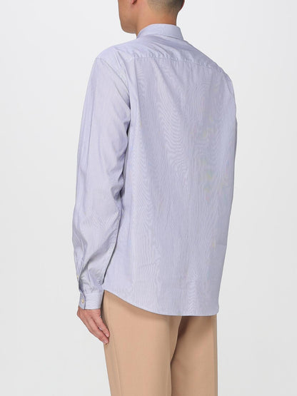 Valentino Shirt Men Gnawed Blue