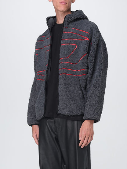 Diesel Jacket Men Charcoal