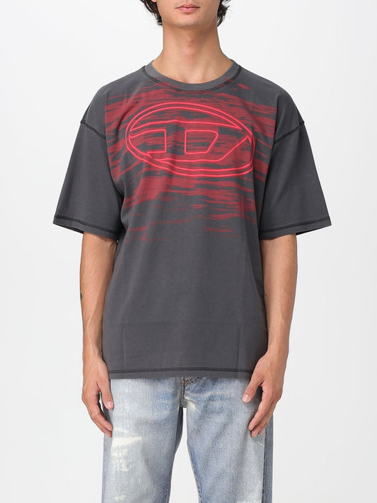 Diesel T Shirt Men Charcoal