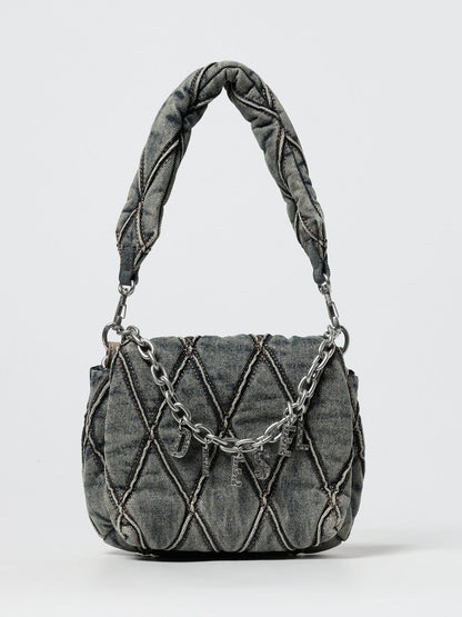 Diesel Shoulder Bag Woman Blue