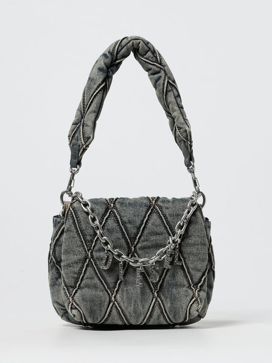 Diesel Shoulder Bag Woman Blue