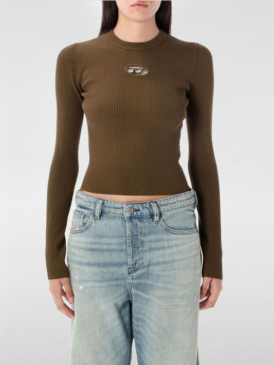 Diesel Sweater Woman Kaki