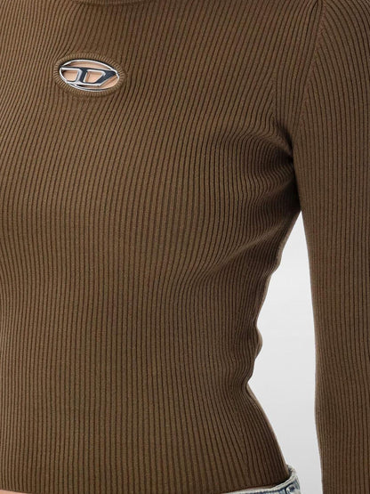 Diesel Sweater Woman Kaki