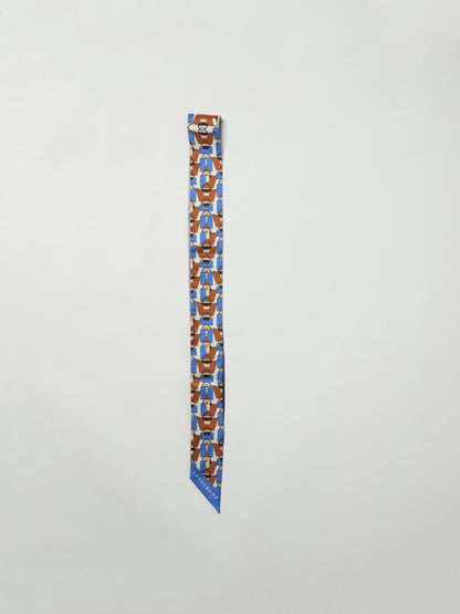 Longchamp Neck Scarf Woman Blue