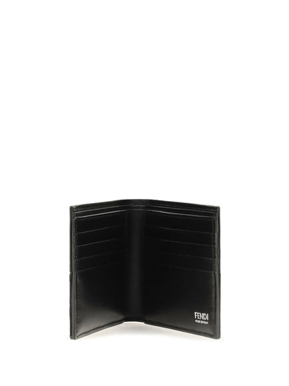 Fendi FF jacquard bifold Wallet - Black