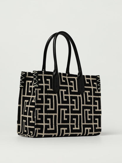 Balmain Tote Bags Woman Black