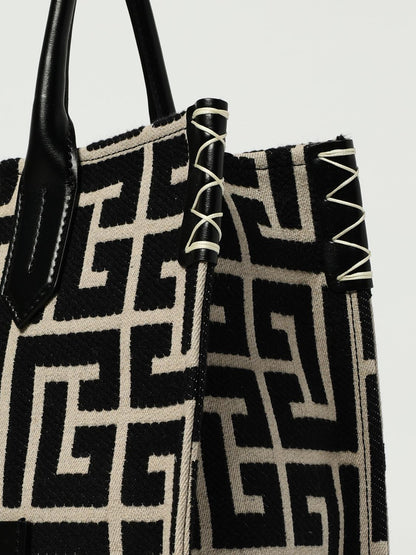 Balmain Tote Bags Woman Black