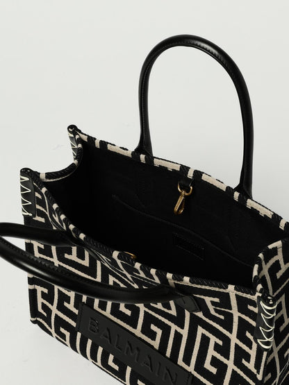 Balmain Tote Bags Woman Black