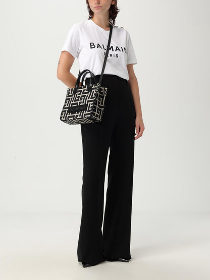 Balmain Shoulder Bag Woman Black