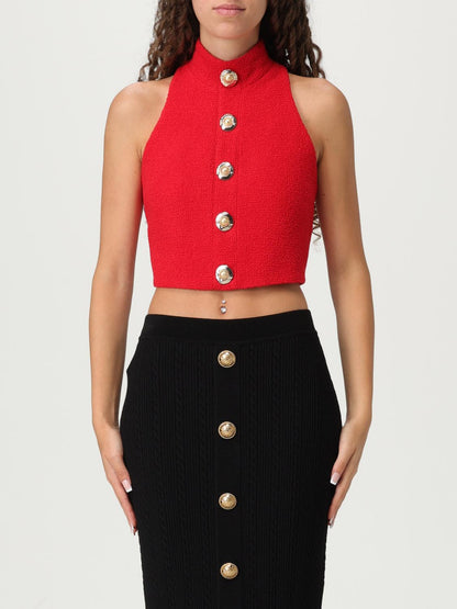 Balmain Top Woman Red