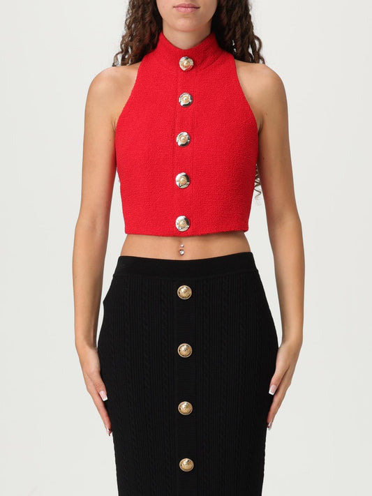 Balmain Top Woman Red