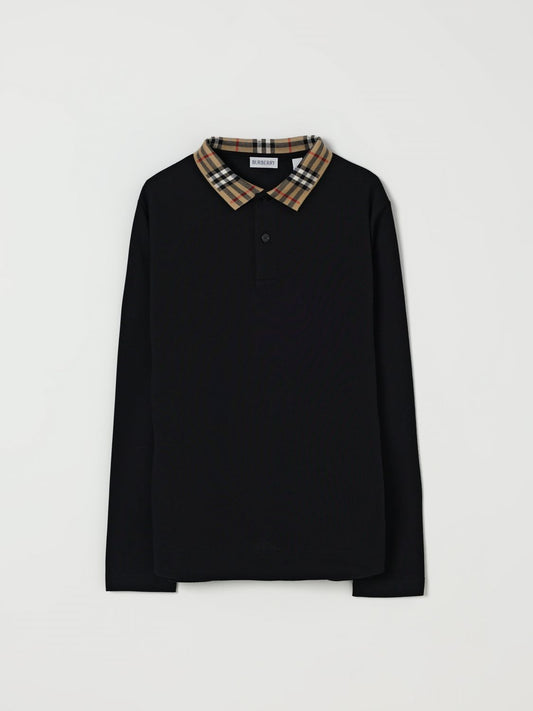 Burberry Polo Shirt Kids Black