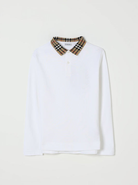 Burberry Polo Shirt Kids White