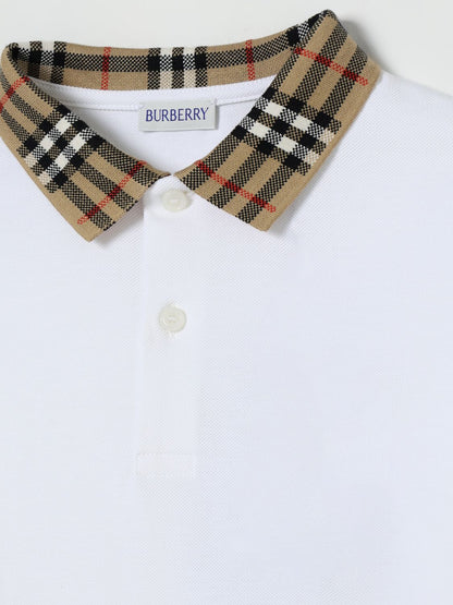 Burberry Polo Shirt Kids White