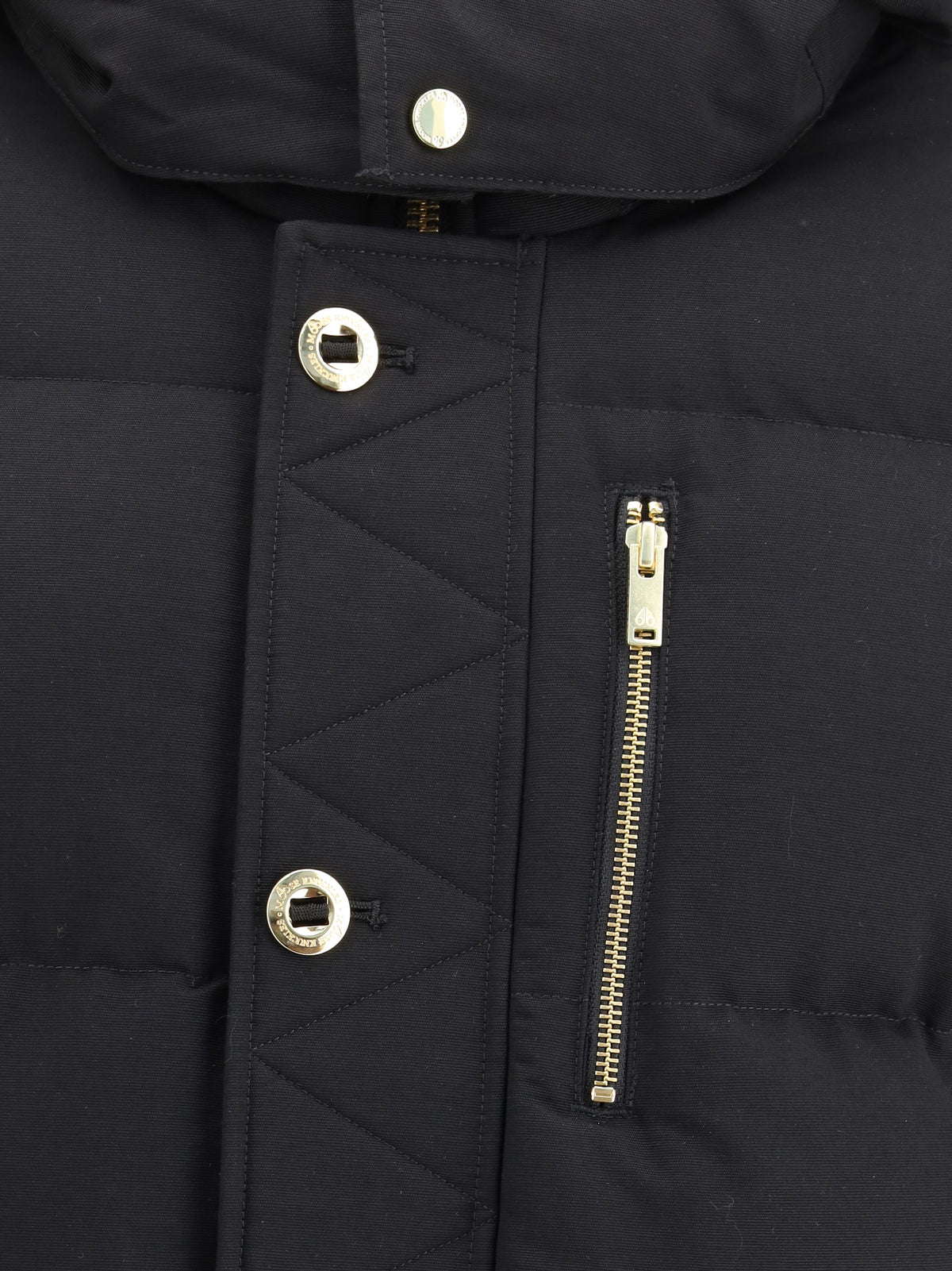Moose Knuckles Gold Series 3Q Shearling Jacket - Blk W/Blk Sh