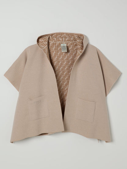 Fendi Cape Kids Beige