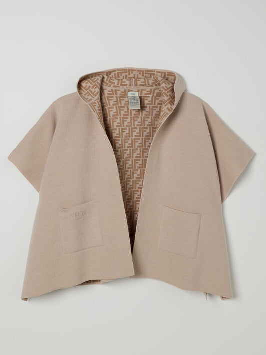 Fendi Cape Kids Beige