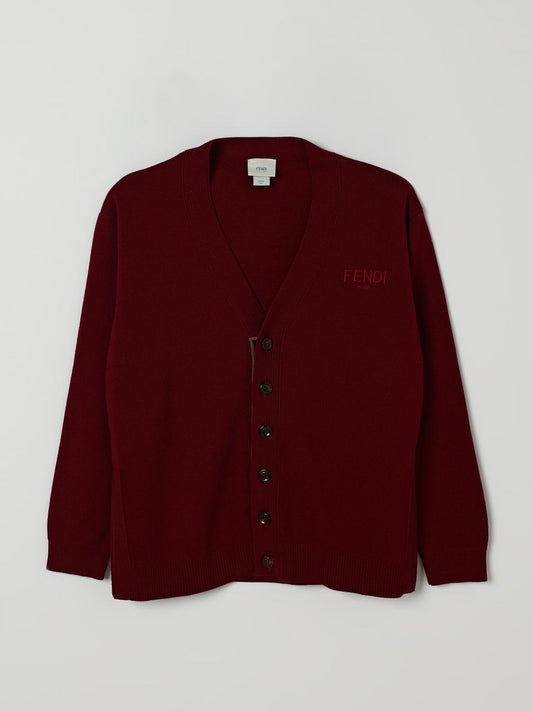 Fendi Sweater Kids Burgundy