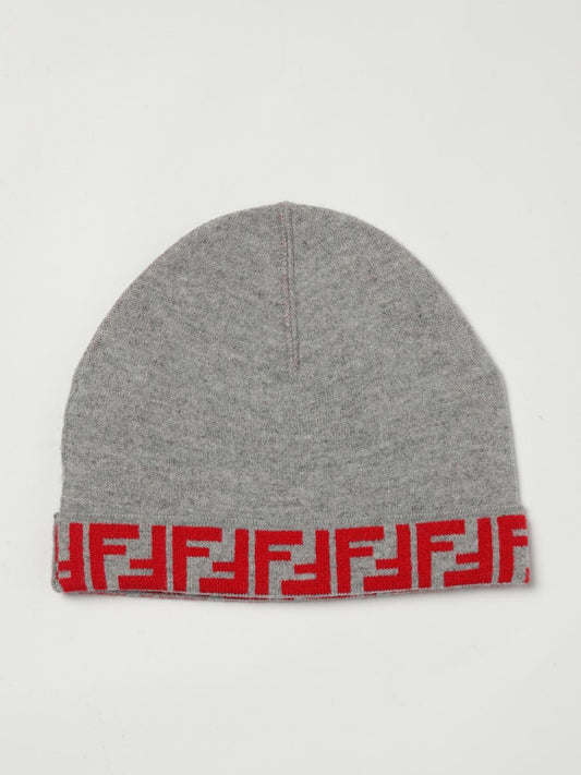 Fendi Girls' Hats Kids Grey