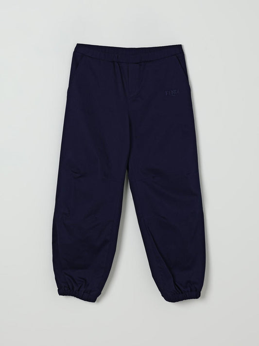 Fendi Pants Kids Blue