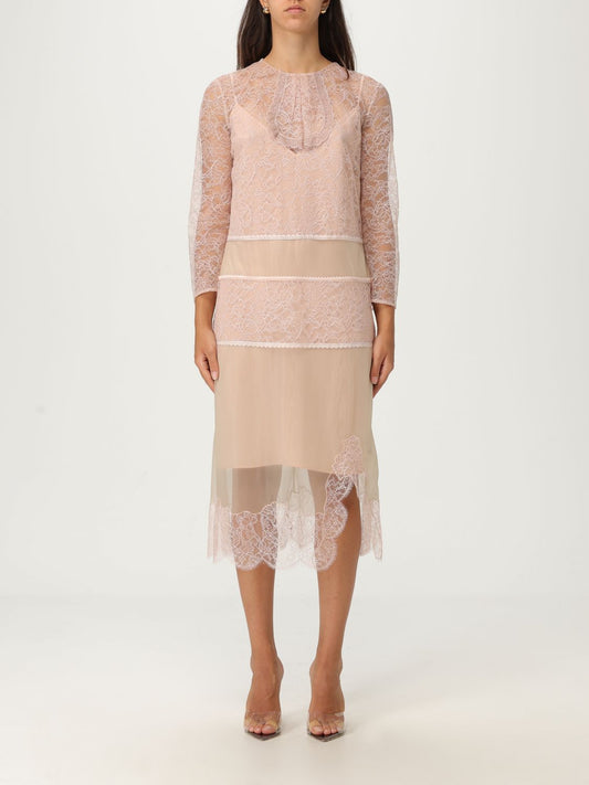 Fendi Dress Woman Blush Pink