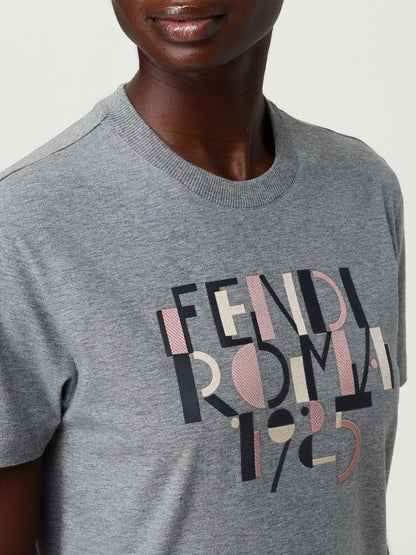 Fendi T Shirt Woman Grey
