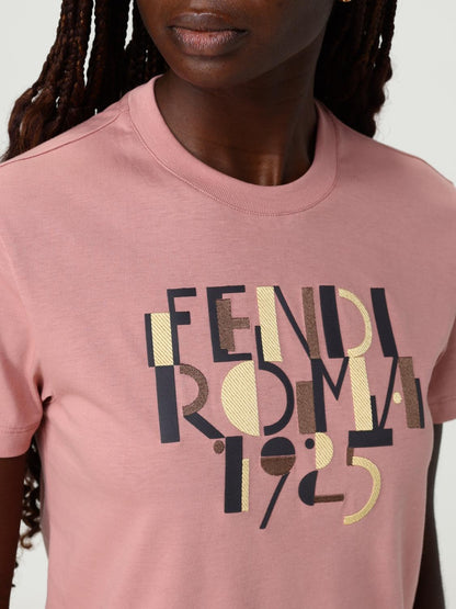 Fendi T Shirt Woman Pink