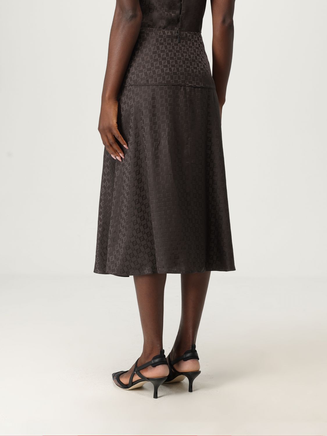 Fendi Skirt Woman Brown