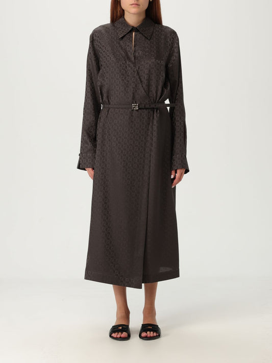 Fendi Dress Woman Brown