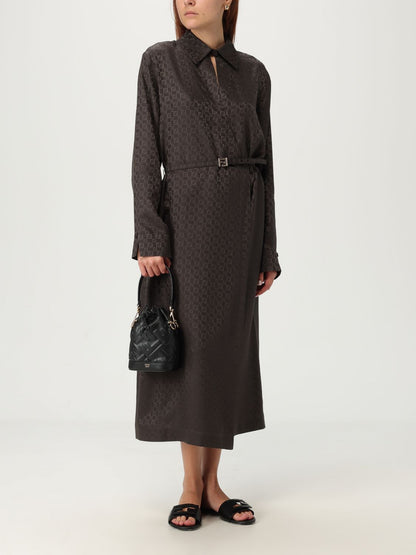 Fendi Dress Woman Brown
