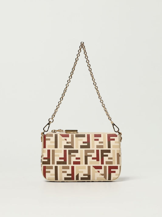 Fendi Shoulder Bag Woman Beige