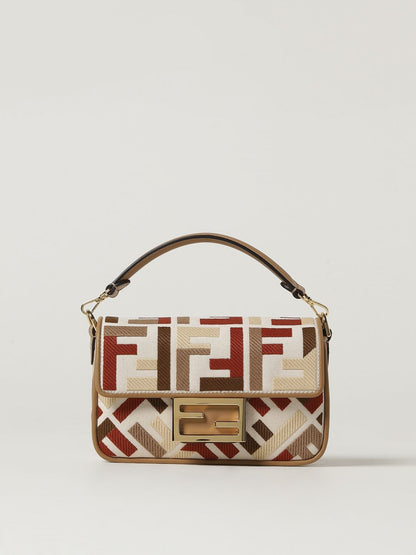 Fendi Shoulder Bag Woman Beige