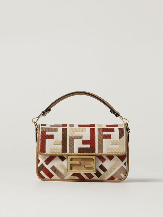 Fendi Shoulder Bag Woman Beige