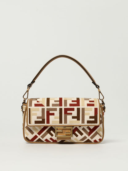 Fendi Shoulder Bag Woman Beige