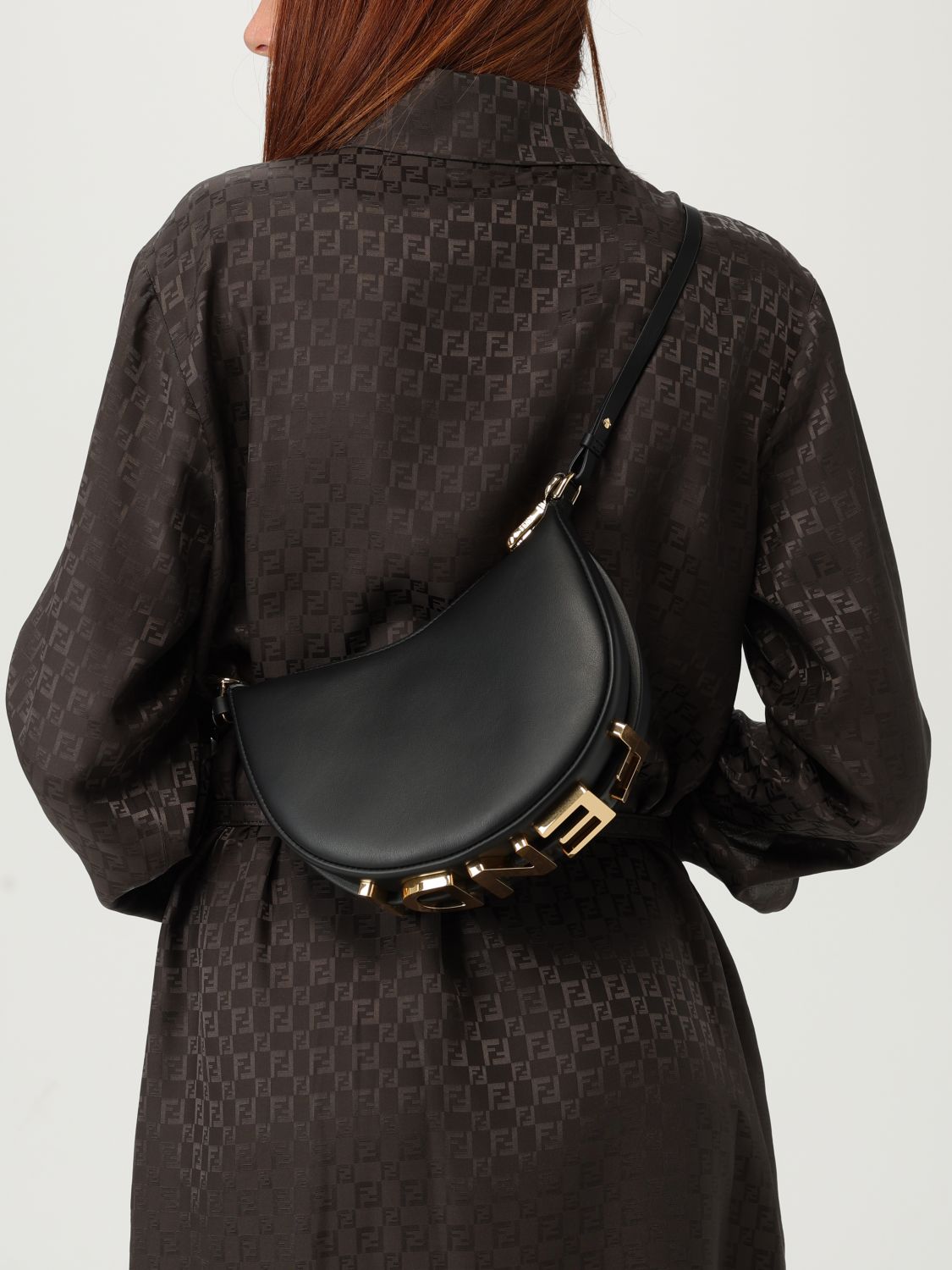 Fendi Shoulder Bag Woman Black