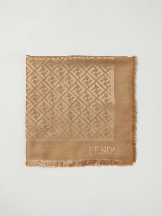 Fendi Scarf Woman Camel