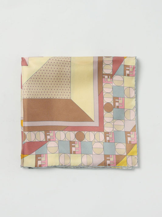 Fendi Neck Scarf Woman Pink