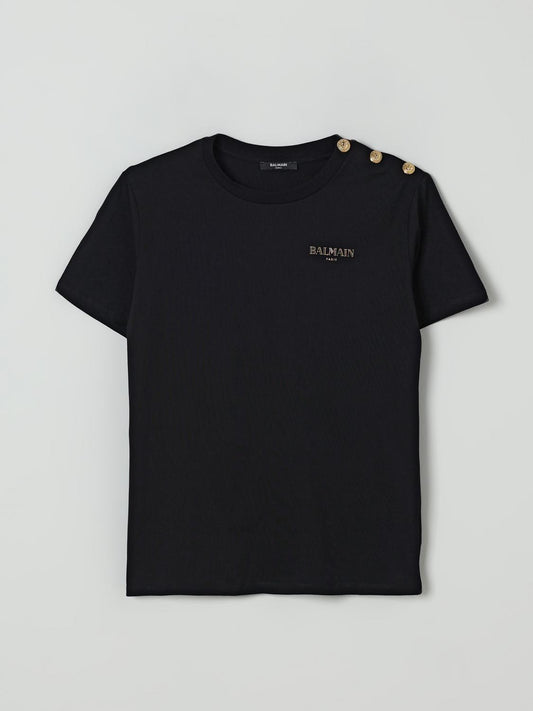 Balmain T Shirt Kids Black